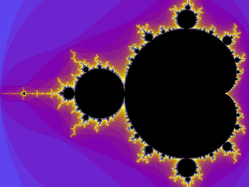 A visual representation of the Mandelbrot set